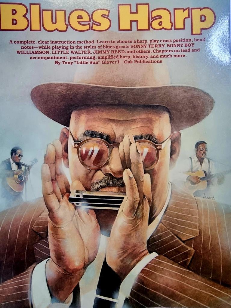 Blues Harp instructieboek, Muziek en Instrumenten, Bladmuziek, Mondharmonica, Les of Cursus, Ophalen of Verzenden, Zo goed als nieuw