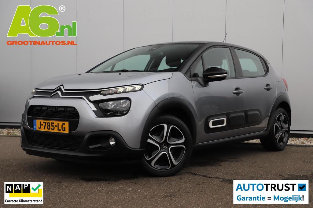 Citroen C3 1.2 PureTech Feel Navigatie Carplay Android Clima, Auto's, Citroën, Voorwielaandrijving, 83 pk, Euro 6, 1199 cc