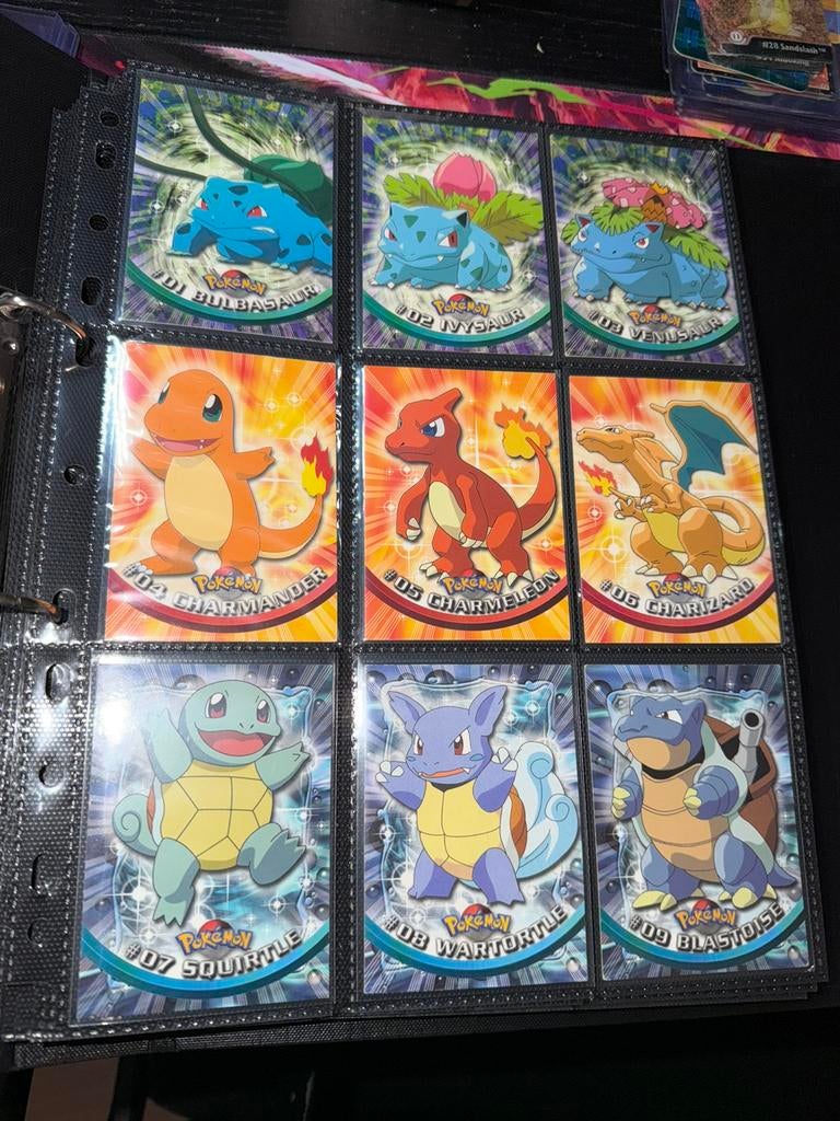 Pokemon Topps Series 1 Complete Set NM 90/90 uit 1999 (1), Ophalen, Zo goed als nieuw, Meerdere kaarten