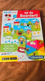 Clementoni Spelend Leren: Op de Boerderij, Kinderen en Baby's, Speelgoed | Educatief en Creatief, Ophalen of Verzenden, Zo goed als nieuw