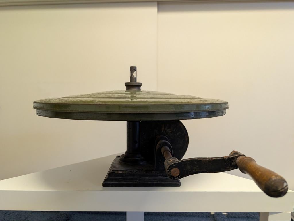 Melk monster centrifuge, Ophalen