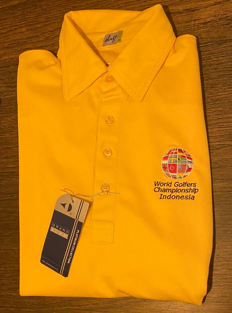 MOOIE UNIEKE GOLF POLO / GEEL, Ophalen, Nieuw