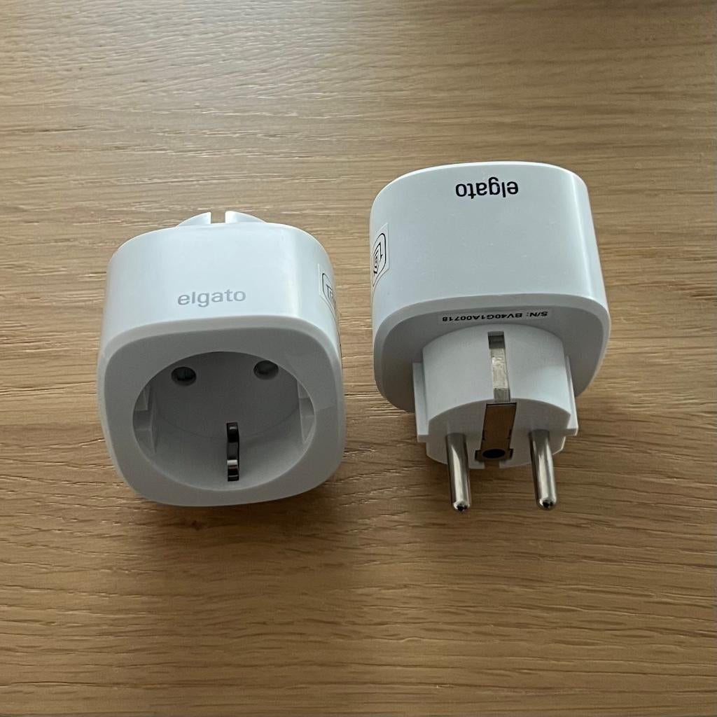 2 x Elgato Eve Energy slimme stekker voor Apple Home/Homekit, Ophalen of Verzenden, Gebruikt, Stekker