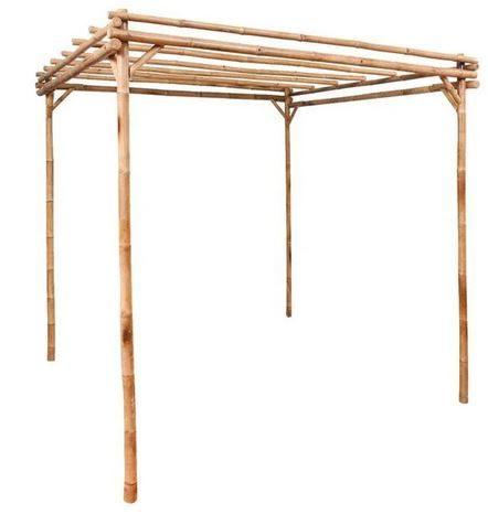 Tuinpergola pergola 170x170x220 cm bamboe GRATIS BEZORGD!, Verzenden, Nieuw, Minder dan 180 cm, Palen