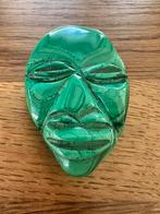 Malachiet gezicht Afrika, Antiek en Kunst, Kunst | Niet-Westerse kunst, Ophalen of Verzenden