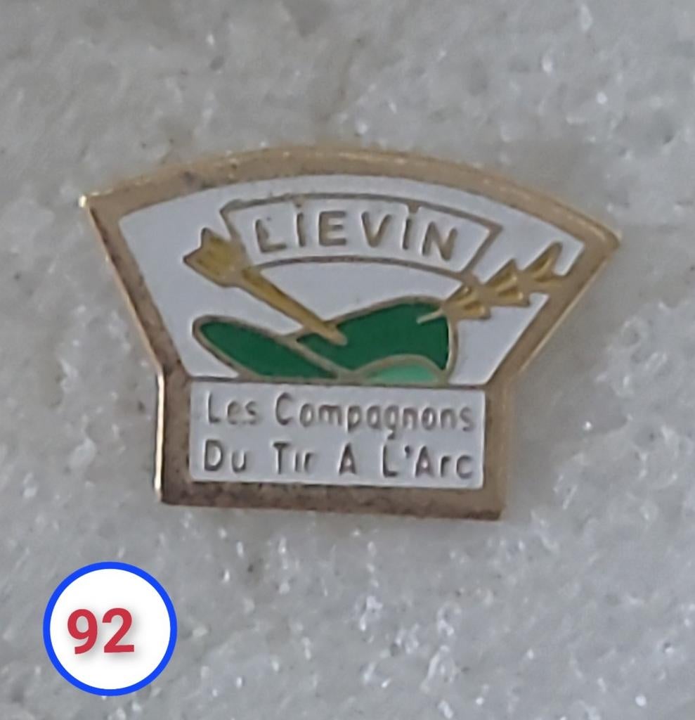 Pin Lievin Les Compagnons Du Tir A L'Arc, Ophalen of Verzenden