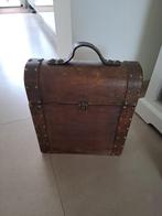 Houten (wijn) koffer, Ophalen of Verzenden, Zo goed als nieuw, Minder dan 50 cm