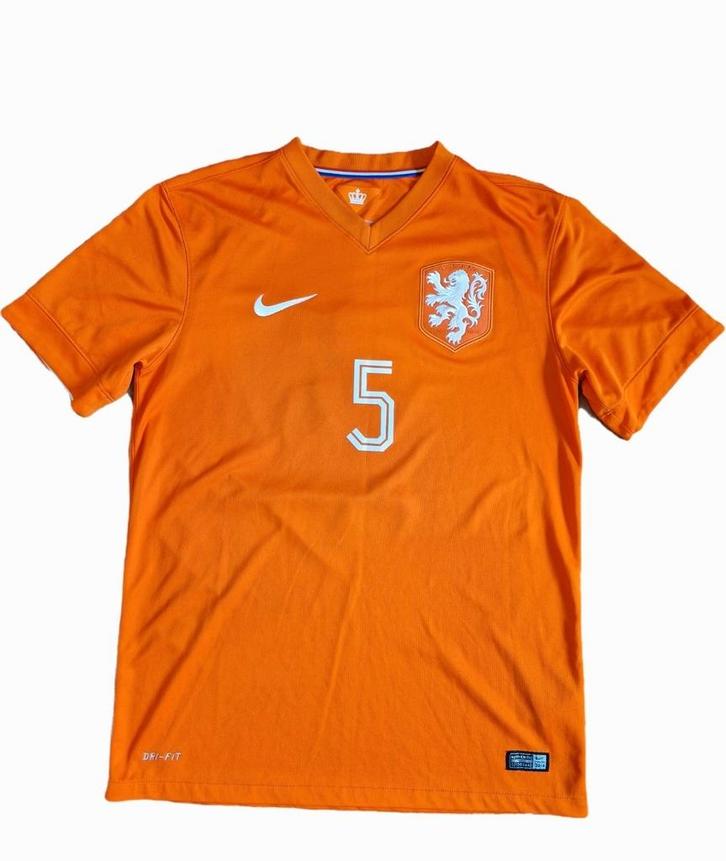 Nederlands elftal shirt 2014 KNVB Ajax Oranje Blind, Kleding | Heren, Sportkleding, Zo goed als nieuw, Voetbal, Maat 48/50 (M)