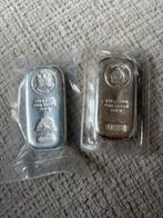 2x Zilveren baar 250 gram - Totaal 500 gram puur zilver, Postzegels en Munten, Edelmetalen en Baren, Ophalen of Verzenden, Zilver