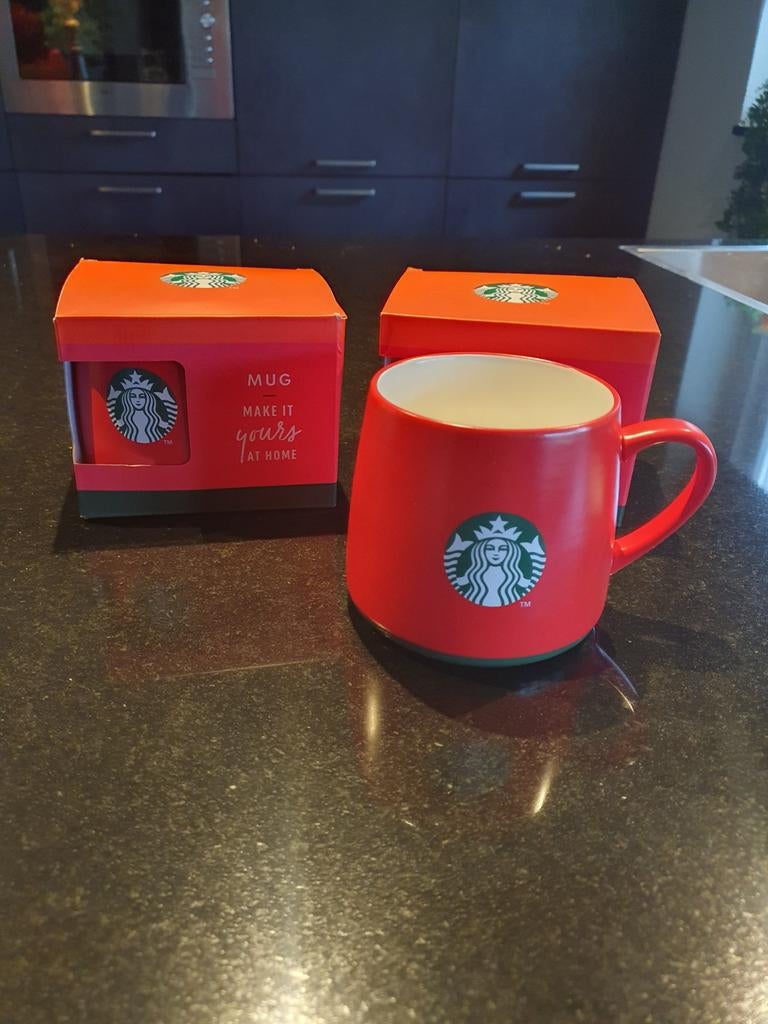 2x mok mug Starbucks 360 ml nieuw in doos, Ophalen, Nieuw, Overige stijlen, Kop(pen) en/of Schotel(s)