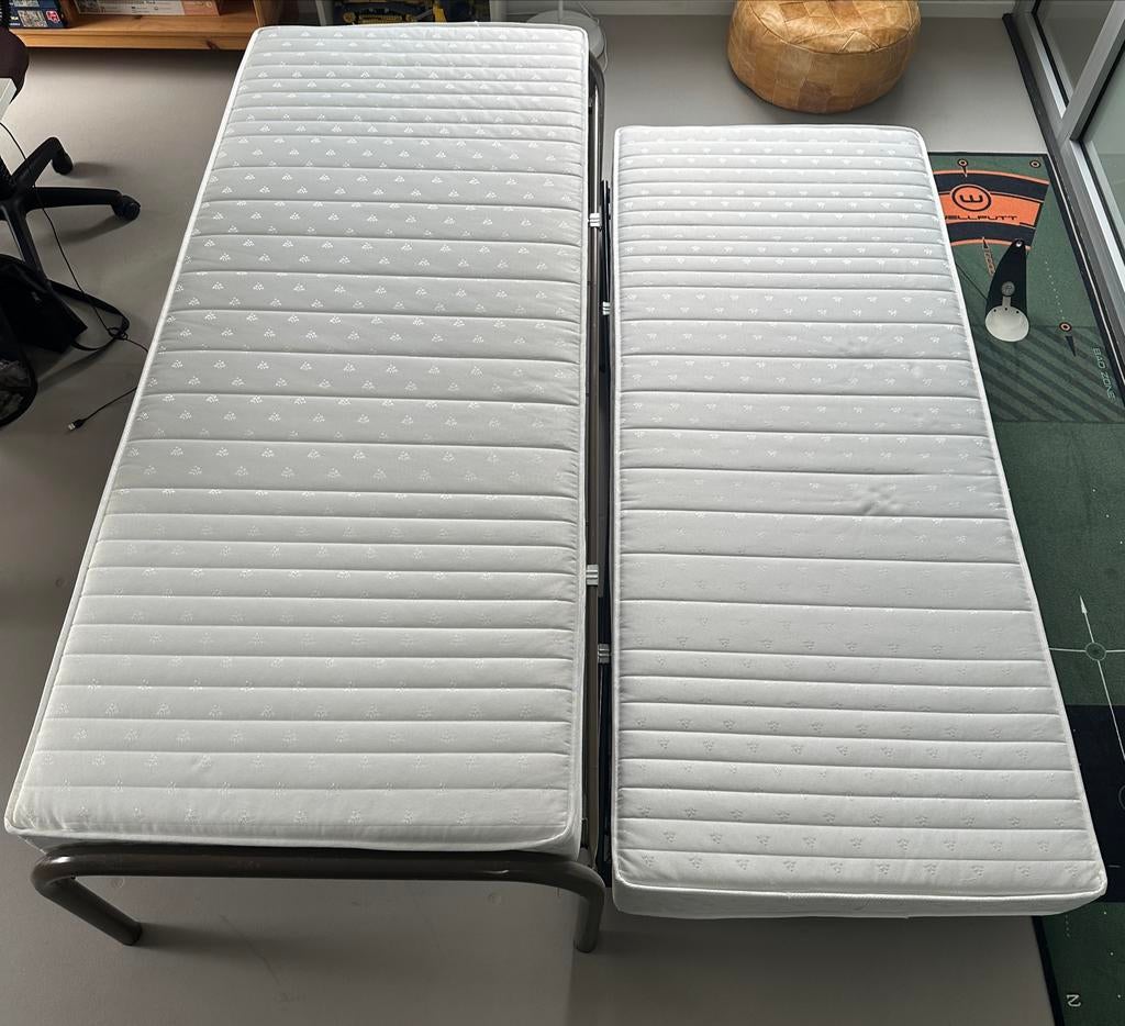 2 nieuwe matrassen (80x190) met gratis bed frames, Ophalen, Eenpersoons, Nieuw, 190 cm of minder