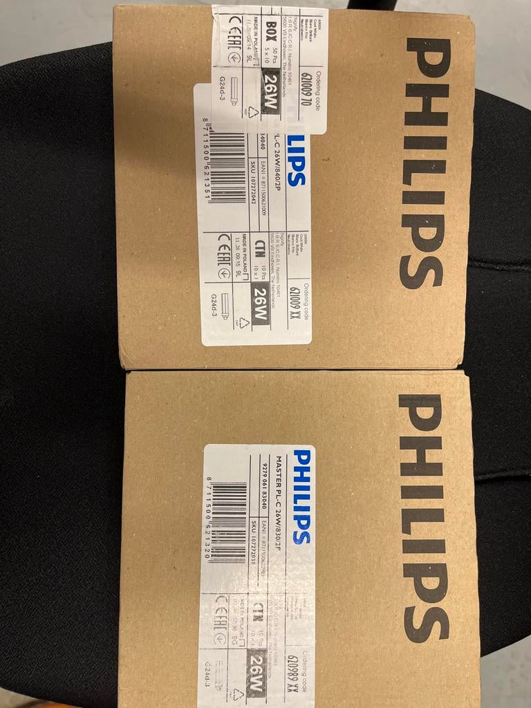 20x Philips Master PL-C 26W/830/2P Spaarlampen Nieuw, 30 tot 60 watt, Verzenden, Nieuw, Overige fittingen