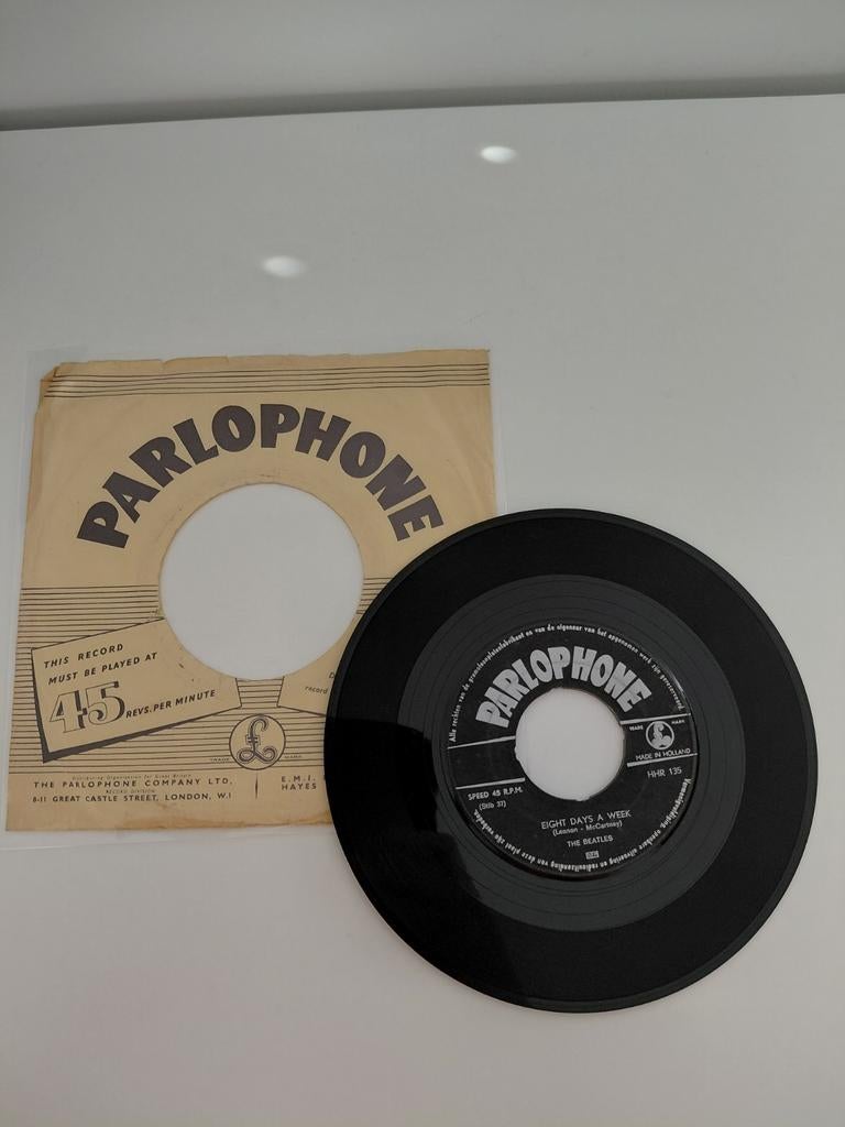The Beatles - eight days a week, Cd's en Dvd's, Vinyl Singles, Ophalen of Verzenden, Gebruikt, 7 inch, Pop