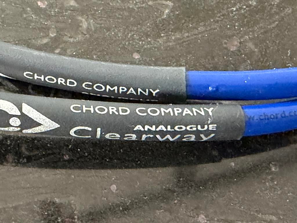 The Chord Company Clearway RCA interlink 0,5 meter, Audio, Tv en Foto, Audiokabels en Televisiekabels, Ophalen of Verzenden, Zo goed als nieuw