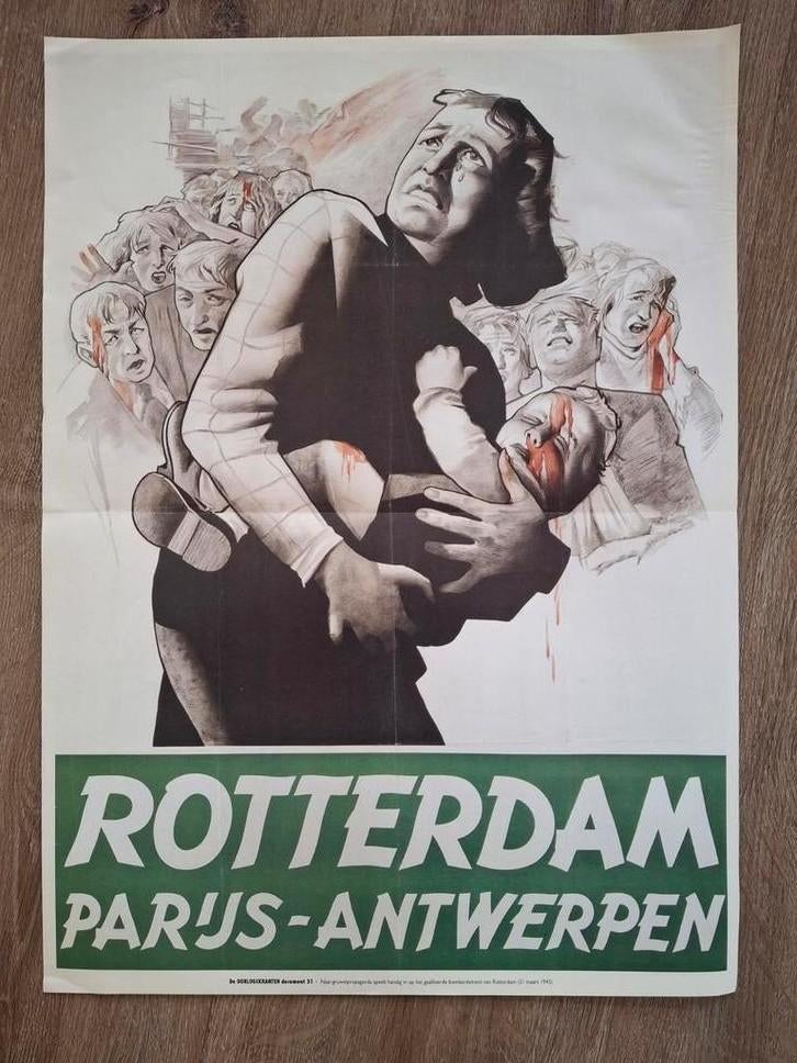 Militaria propaganda posters, Verzamelen, Militaria | Tweede Wereldoorlog, Ophalen of Verzenden, Nederland, Foto of Poster