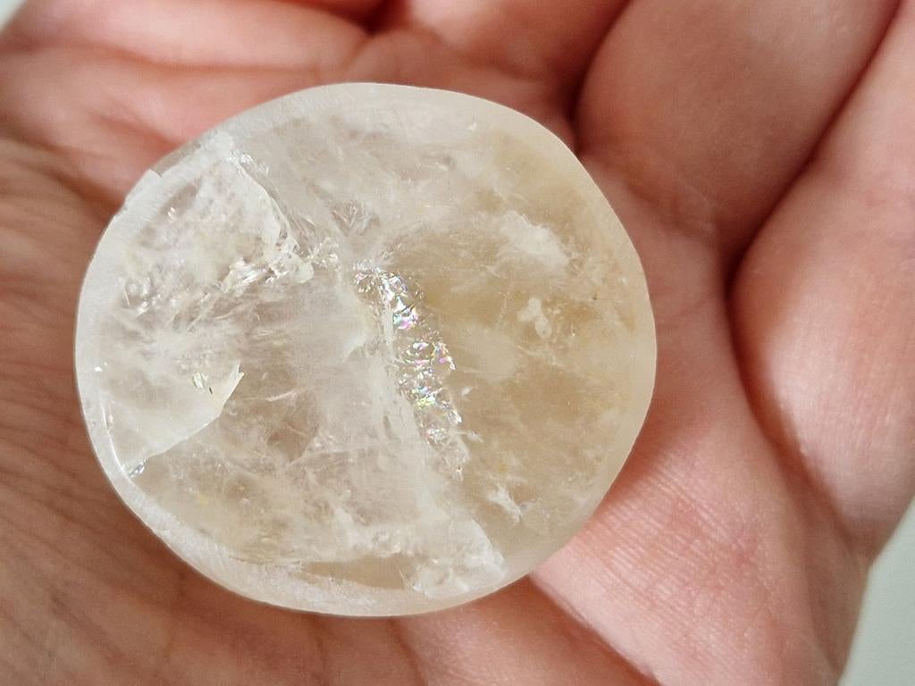 Golden Healer Limonietkwarts ema egg, Verzenden