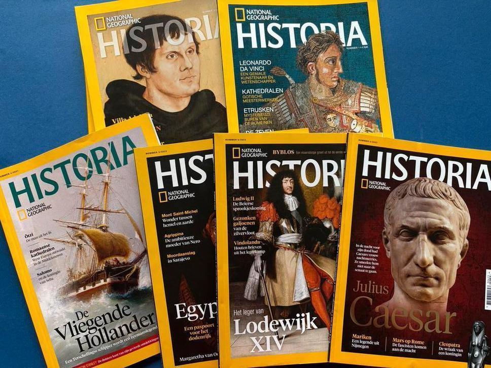 National Geographic Historia - Diverse edities, Boeken, Tijdschriften en Kranten, Gelezen, Glossy, Verzenden