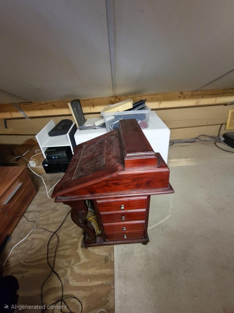 Antieke schrijftafel, Antiek en Kunst, Ophalen