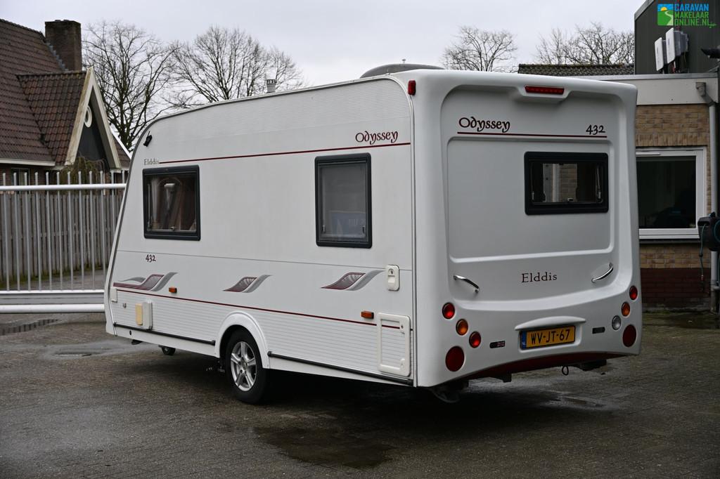 Elddis Odyssey 432 Mover|Voortent|Ultraheat|Oven|Enkbedden, Caravans en Kamperen, Caravans, Standaardzit, Elddis, Ringverwarming