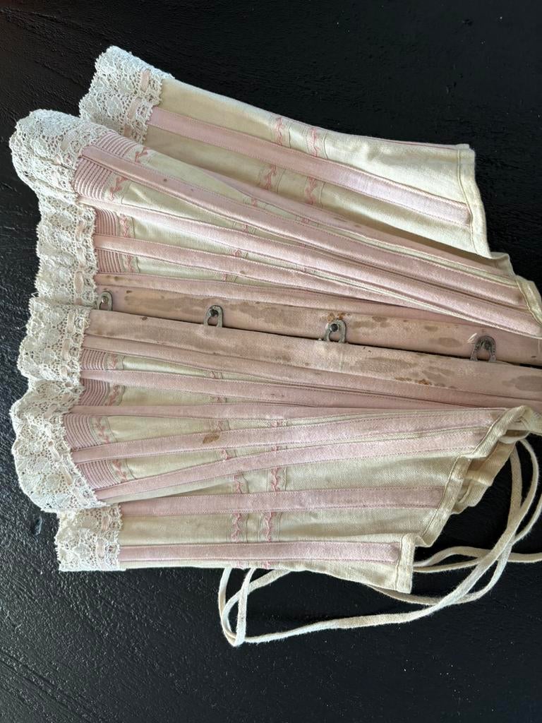 Prachtig poeder rose corset, Ophalen of Verzenden