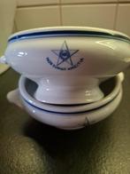 5 Antieke Soepkommen Bauscher Weiden Bert Muller, Ophalen of Verzenden