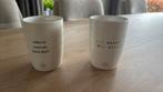Zusss koffiemokjes, Huis en Inrichting, Keuken | Servies, Keramiek, Ophalen of Verzenden, Zo goed als nieuw, Overige stijlen