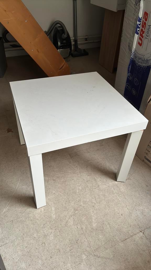 Salontafel wit, Ophalen, 100 tot 150 cm, 50 tot 100 cm, Zo goed als nieuw