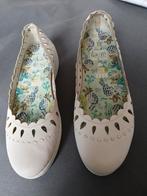 FIT FLOP. FITFLOP Anna Sui ballerina's m. 40 echt leer., Kleding | Dames, Schoenen, Wit, Zo goed als nieuw, Fitflop, Ballerina's