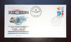 FDC 50 jaar bevrijding, vliegbasis Soesterberg 1995 + inleg, Verzenden, Onbeschreven, Nederland