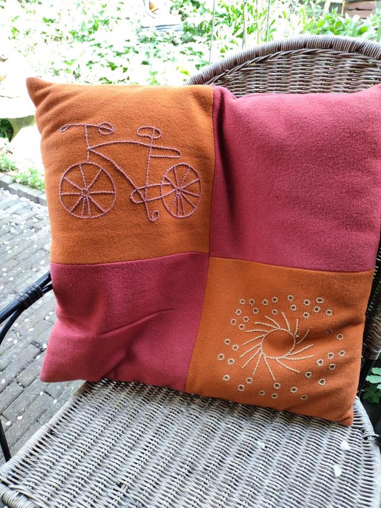 Kussen, vilt, Ophalen of Verzenden, Vierkant