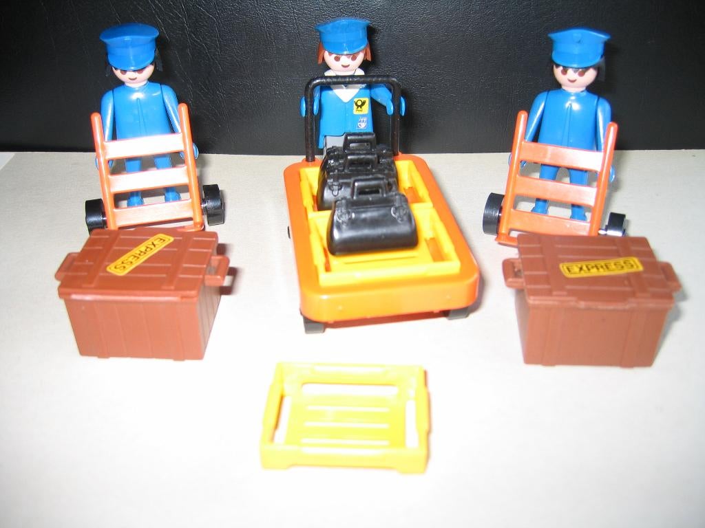 Playmobil 3233 Postkruiers+toebehoren, vintage, Kinderen en Baby's, Speelgoed | Playmobil, Ophalen of Verzenden, Gebruikt, Complete set