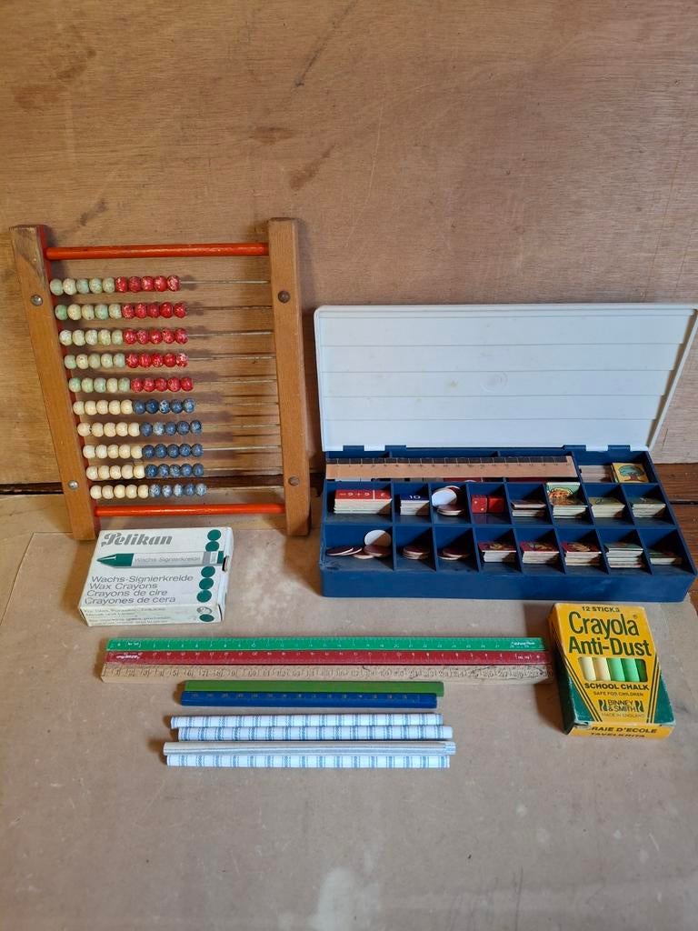 Oud schoolartikelen, Antiek en Kunst, Curiosa en Brocante, Ophalen of Verzenden