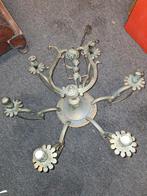Antieke hang kandelaar met engel op een schommel, Antiek en Kunst, Ophalen, Koper of Brons