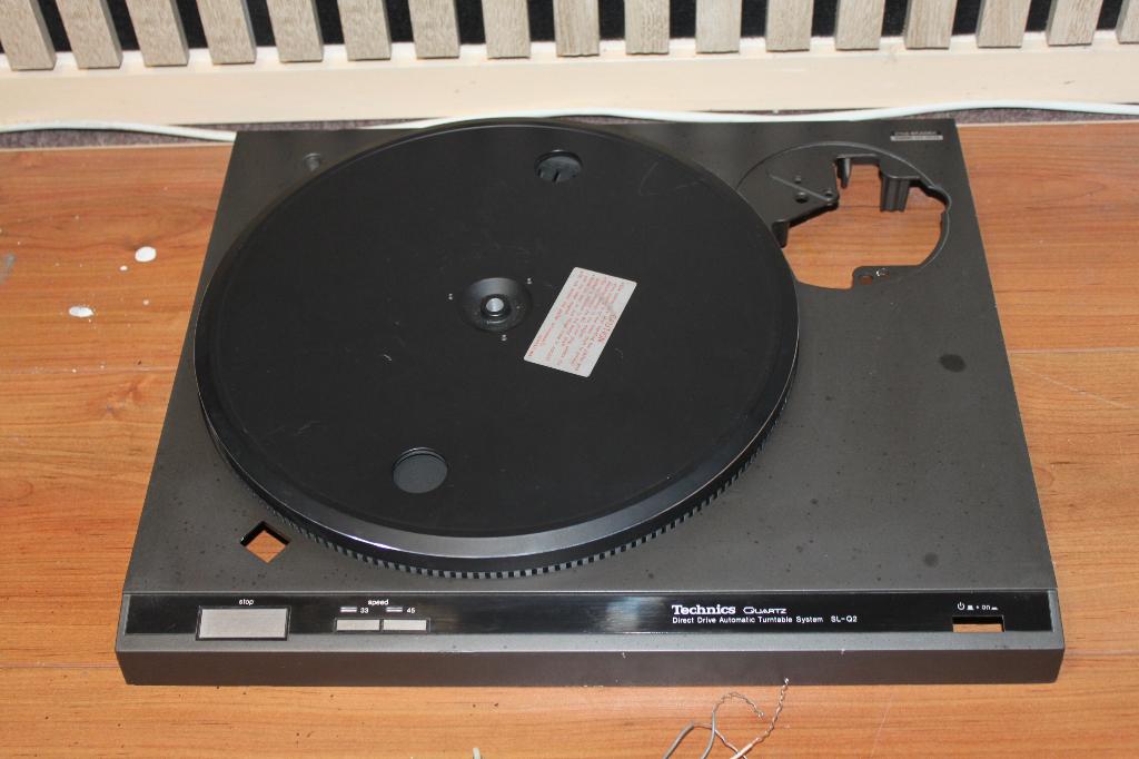 Technics SL-Q2 faceplate en platter, Audio, Tv en Foto, Platenspelers, Ophalen of Verzenden, Niet werkend, Platenspeler-onderdeel
