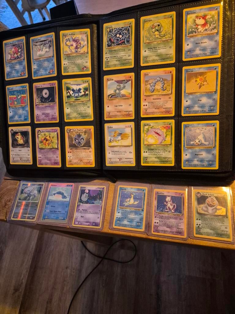 Pokémon kaarten collectie vintage, Ophalen of Verzenden, Zo goed als nieuw, Meerdere kaarten