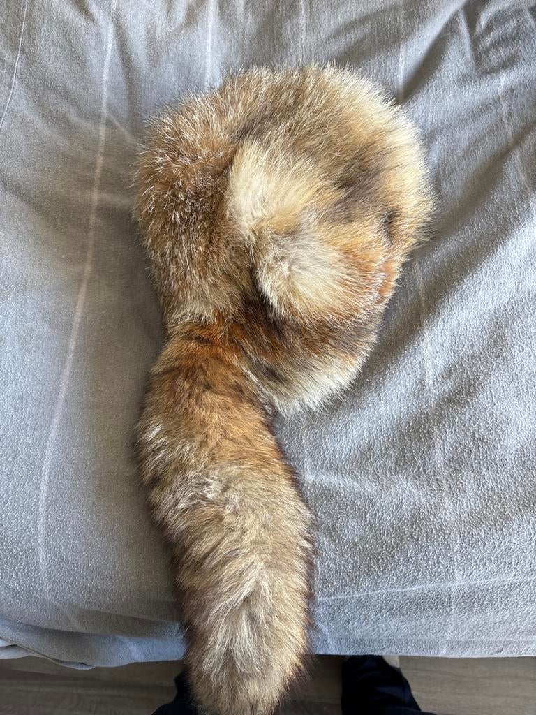 Warme Russische Muts van Echt Bont - Zo goed als nieuw, Ophalen, Zo goed als nieuw, Muts