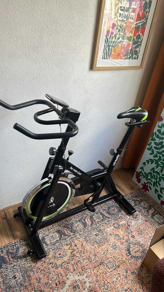 Spinfiets / hometrainer / fitnessfiets VirtuFit, Ophalen, Zo goed als nieuw, Spinningfiets