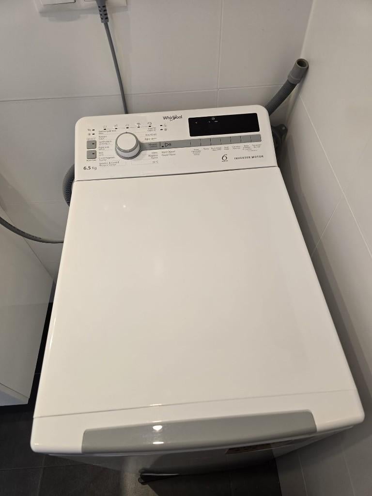 Whirlpool TDLR 6040S Washing Machine Top-load, Ophalen, 4 tot 6 kg, Bovenlader, 85 tot 90 cm