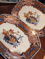 2 antieke schalen England Spode samen €65.  42 cm grootste, Antiek en Kunst, Ophalen