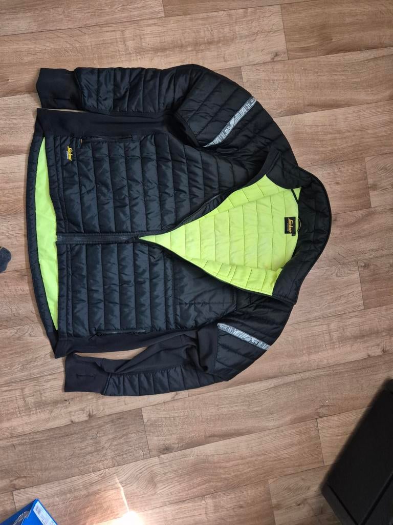 Snickers Workwear Jas - Zwart met Gele Details xxxl, Tuin en Terras, Ophalen of Verzenden