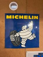 Michelin emaille reclamebord 1982, Ophalen, Reclamebord, Zo goed als nieuw, X