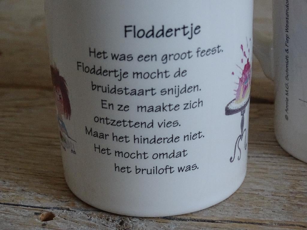Mok Annie M.G. Schmidt, PLUK, D.E., zo goed als nieuw, Ophalen of Verzenden, Zo goed als nieuw, Overige stijlen, Kop(pen) en/of Schotel(s)