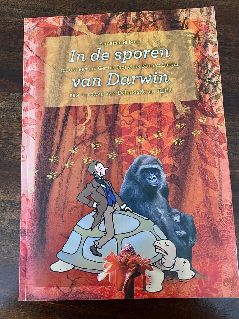 Album IN DE SPOREN VAN DARWIN, Ophalen of Verzenden, Zo goed als nieuw