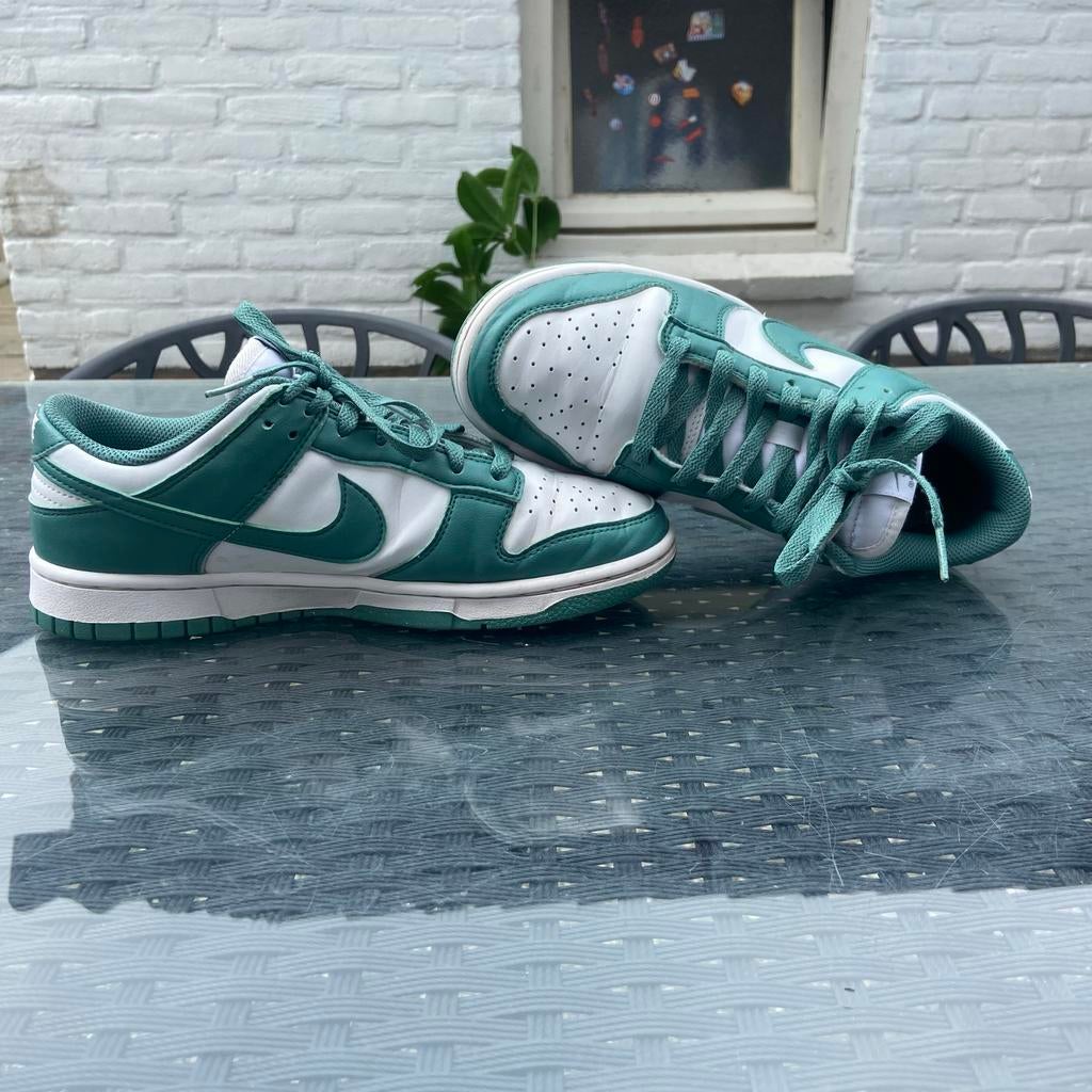 Nike Dunk Low "Bicoastal" dames - Maat 40, Kleding | Dames, Schoenen, Ophalen of Verzenden, Zo goed als nieuw, Groen, Sneakers of Gympen