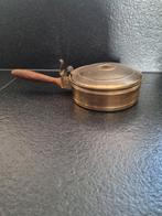Koperen beddenpan. Gebruikt als kruik. Decoratie, Antiek en Kunst, Antiek | Koper en Brons, Ophalen of Verzenden