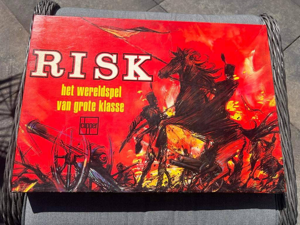 Vintage Risk Bordspel - Het Wereldspel van Grote Klasse, Hobby en Vrije tijd, Drie of vier spelers, Ophalen of Verzenden, Gebruikt