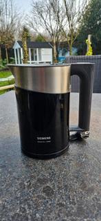 Siemens Waterkoker - Zwart/RVS - Sensor for Senses, Witgoed en Apparatuur, Waterkokers, 1 tot 2 liter, Ophalen of Verzenden, Gebruikt
