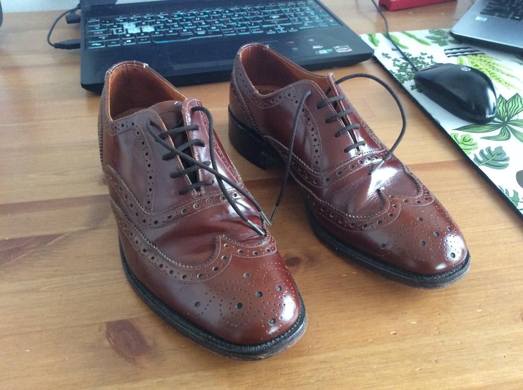 Loake Bros Heren veterschoenen. Engelse Leest. maat 40 (6), Kleding | Heren, Schoenen, Bruin, Loake Bros, Ophalen of Verzenden