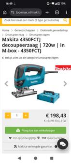 Makita 4350FCTJ Decoupeerzaag 720W, Gebruikt, 600 tot 1200 watt, Ophalen of Verzenden, Makita