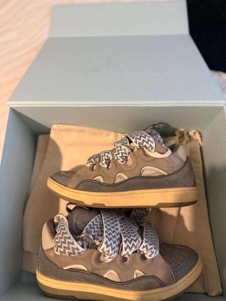 Lanvin dames, Wit, Ophalen of Verzenden, Sneakers of Gympen, Zo goed als nieuw